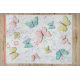 Alfombra lavable BAMBINO 1610 mariposas para niños antideslizante - crema - PRODUCTO DE SEGUNDA CLASE