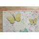 BAMBINO 1610 Waschteppich Schmetterlinge für Kinder Anti-Rutsch - creme - ZWEITKLASSIGES PRODUKT