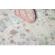 Alfombra lavable BAMBINO 1610 mariposas para niños antideslizante - crema - PRODUCTO DE SEGUNDA CLASE