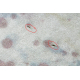 BAMBINO 1610 washing carpet Butterflies for children anti-slip - cream - SECOND-RATE PRODUCT