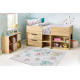 Alfombra lavable BAMBINO 1610 mariposas para niños antideslizante - crema - PRODUCTO DE SEGUNDA CLASE