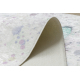 BAMBINO 1610 washing carpet Butterflies for children anti-slip - cream - SECOND-RATE PRODUCT
