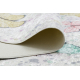 BAMBINO 1610 Waschteppich Schmetterlinge für Kinder Anti-Rutsch - creme - ZWEITKLASSIGES PRODUKT