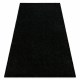 Carpet BUENOS 6649 shaggy plain, single color black - SECOND-RATE PRODUCT