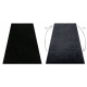 Carpet BUENOS 6649 shaggy plain, single color black - SECOND-RATE PRODUCT