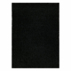 Carpet BUENOS 6649 shaggy plain, single color black - SECOND-RATE PRODUCT