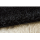 Carpet BUENOS 6649 shaggy plain, single color black - SECOND-RATE PRODUCT