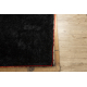 Carpet BUENOS 6649 shaggy plain, single color black - SECOND-RATE PRODUCT