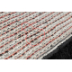 Carpet BUENOS 6649 shaggy plain, single color black - SECOND-RATE PRODUCT