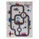 JUNIOR 52242.801 washing carpet City, streets for children anti-slip - beige / black - SECOND-RATE PRODUCT