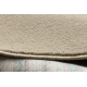 Teppich rund SEDUCTION creme 34 weich, langlebig, Schlafzimmer, Hotel