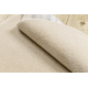 Teppich rund SEDUCTION creme 34 weich, langlebig, Schlafzimmer, Hotel