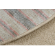 Teppich rund SEDUCTION creme 34 weich, langlebig, Schlafzimmer, Hotel