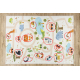 BAMBINO 1165 Waschteppich Zoo für Kinder Anti-Rutsch beige - ZWEITKLASSIGES PRODUKT