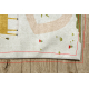 BAMBINO 1165 Waschteppich Zoo für Kinder Anti-Rutsch beige - ZWEITKLASSIGES PRODUKT