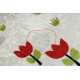 BAMBINO 1165 Waschteppich Zoo für Kinder Anti-Rutsch beige - ZWEITKLASSIGES PRODUKT