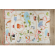 BAMBINO 1165 Waschteppich Zoo für Kinder Anti-Rutsch beige - ZWEITKLASSIGES PRODUKT