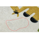 BAMBINO 1165 Waschteppich Zoo für Kinder Anti-Rutsch beige - ZWEITKLASSIGES PRODUKT