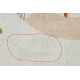 BAMBINO 1165 washing carpet Zoo for children anti-slip beige - SECOND-RATE PRODUCT