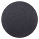 Teppich rund SEDUCTION anthrazit 99, weich, langlebig, Schlafzimmer, Hotel