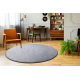 Teppich rund SEDUCTION anthrazit 99, weich, langlebig, Schlafzimmer, Hotel