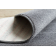 Teppich rund SEDUCTION anthrazit 99, weich, langlebig, Schlafzimmer, Hotel