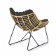 Fotel WHISPER czarny / naturalny