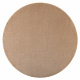 Teppich rund SEDUCTION beige 41, weich, langlebig, Schlafzimmer, Hotel
