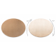 Teppich rund SEDUCTION beige 41, weich, langlebig, Schlafzimmer, Hotel