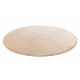 Teppich rund SEDUCTION beige 41, weich, langlebig, Schlafzimmer, Hotel
