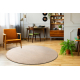 Teppich rund SEDUCTION beige 41, weich, langlebig, Schlafzimmer, Hotel
