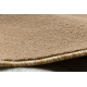 Teppich rund SEDUCTION beige 41, weich, langlebig, Schlafzimmer, Hotel