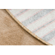 Carpet round SEDUCTION beige 41 soft, durable, bedroom, hotel