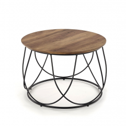 NUBIRA tafel noot kleur / zwart
