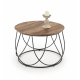Table basse NUBIRA couleur noix / noir