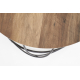 Table basse NUBIRA couleur noix / noir