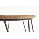 Table basse NUBIRA couleur noix / noir