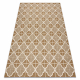 Tapis sisal FLAT 48900001 Treillis marocain ficelle beige naturel