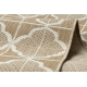 Carpet FLAT 48900001 Moroccan trellis natural beige string