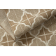 Tapis sisal FLAT 48900001 Treillis marocain ficelle beige naturel