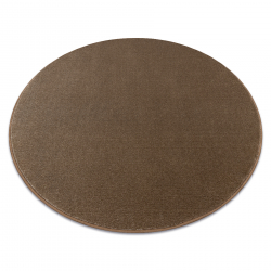 TAPIS cercle SEDUCTION marron 46 doux, durable, chambre, hôtel
