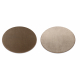 TAPIS cercle SEDUCTION marron 46 doux, durable, chambre, hôtel