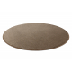 TAPIS cercle SEDUCTION marron 46 doux, durable, chambre, hôtel