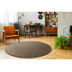 Teppich rund SEDUCTION braun 46 weich, langlebig, Schlafzimmer, Hotel