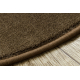 TAPIS cercle SEDUCTION marron 46 doux, durable, chambre, hôtel