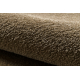 TAPIS cercle SEDUCTION marron 46 doux, durable, chambre, hôtel