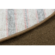 TAPIS cercle SEDUCTION marron 46 doux, durable, chambre, hôtel
