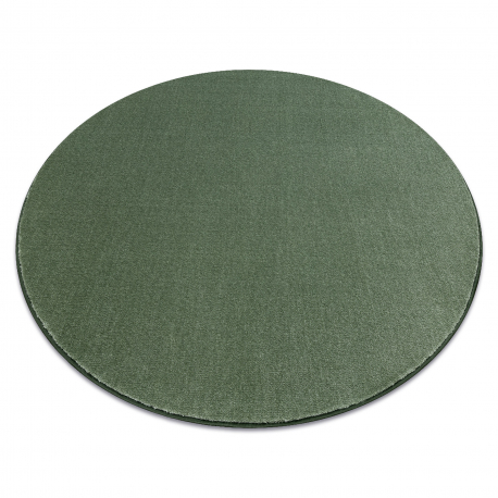 Carpet round SEDUCTION green 26 soft, durable, bedroom, hotel