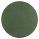 Carpet round SEDUCTION green 26 soft, durable, bedroom, hotel
