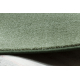 TAPIS cercle SEDUCTION vert 26 doux, durable, chambre, hôtel
